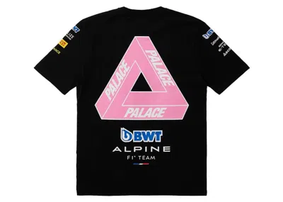 Pre-owned Palace Men's  X Kappa For Alpine T-shirt In Black