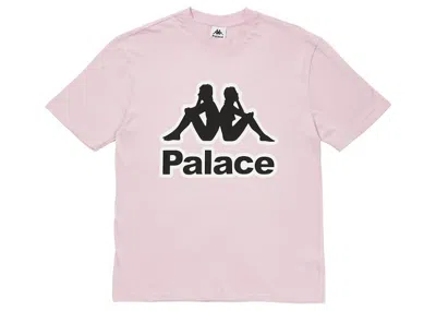 Pre-owned Palace Men's  X Kappa T-shirt In Pink