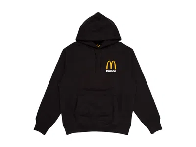 Pre-owned Palace Men's  X Mcdonald's Logo Hoodie In Black