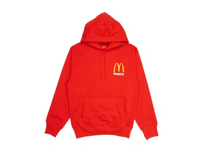 Pre-owned Palace Men's  X Mcdonald's Logo Hoodie In Red