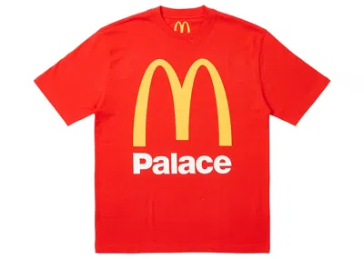 Pre-owned Palace Men's  X Mcdonald's Logo T-shirt In Red