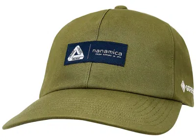 Pre-owned Palace Men's  X Nanamica Goretex Cap In Sage Green
