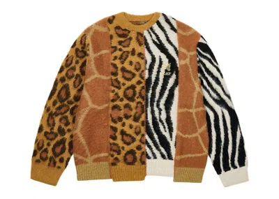 Pre-owned Palace Men's  X Needles Hairy Knit In Animal Print