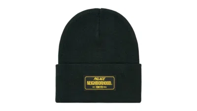 Pre-owned Palace Men's  X Neighborhood Beanie In Black