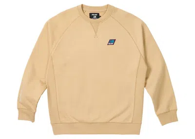 Pre-owned Palace Men's  X New Balance Crew In Tan