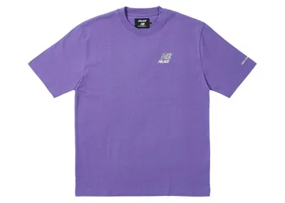 Pre-owned Palace Men's  X New Balance Logo T-shirt In Purple