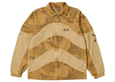 Pre-owned Palace Men's  X Oakley Gas Jacket In Sand