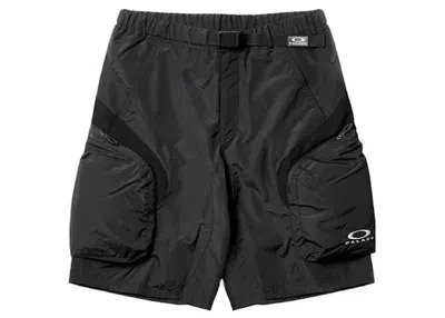 Pre-owned Palace Men's  X Oakley Nitrofuel Short In Black