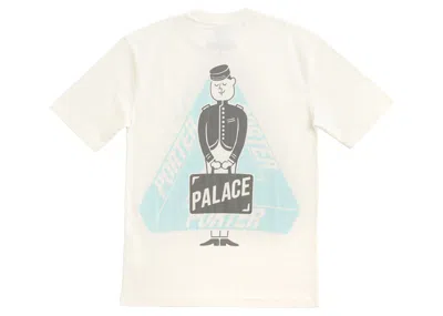 Pre-owned Palace Men's  X Porter Tri Ferg Bell Boy T-shirt In White