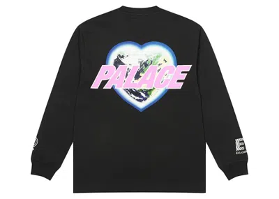 Pre-owned Palace Men's  X Rapha Ef Education First Long Sleeve T-shirt In Black
