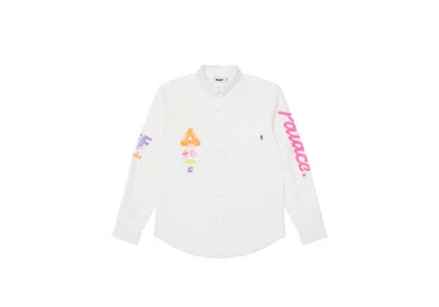 Pre-owned Palace Men's  X Rapha Off Bike Boojie Shirt In White