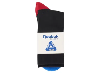 Pre-owned Palace Men's  X Reebok Npc Socks In Black