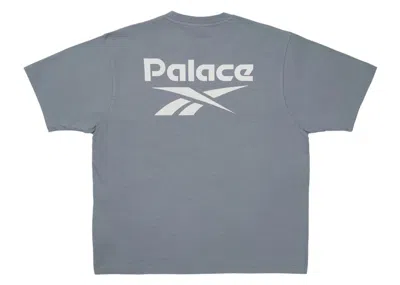 Pre-owned Palace Men's  X Reebok T-shirt In Grey In Gray