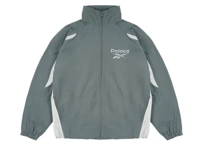 Pre-owned Palace Men's  X Reebok Track Jacket In Grey In Gray