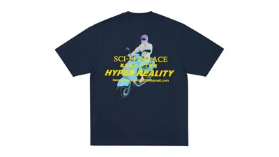 Pre-owned Palace Men's  X Scifi Fantasy Email T-shirt In Navy Blue