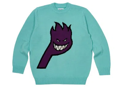 Pre-owned Palace Men's  X Spitfire Knit In Blue