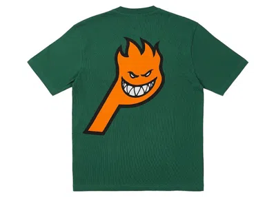 Pre-owned Palace Men's  X Spitfire Phead T-shirt In Green