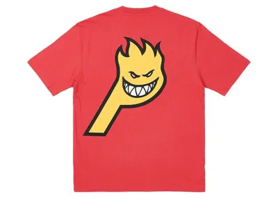 Pre-owned Palace Men's  X Spitfire Phead T-shirt In Red