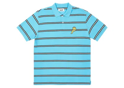 Pre-owned Palace Men's  X Spitfire Polo Shirt In Blue