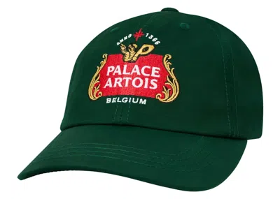 Pre-owned Palace Men's  X Stella Artois 6panel (ss24) In Bottle Green