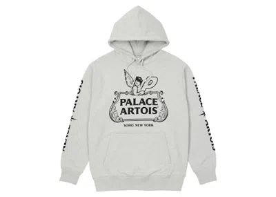 Pre-owned Palace Men's  X Stella Artois Chalice Hoodie In Grey Marl In Gray