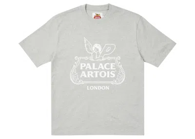 Pre-owned Palace Men's  X Stella Artois Chalice T-shirt In Grey Marl