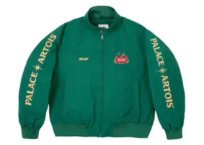 Pre-owned Palace Men's  X Stella Artois Match Jacket In Bottle Green