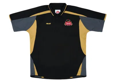Pre-owned Palace Men's  X Stella Artois Tech Polo Shirt In Black