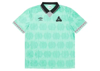Pre-owned Palace Men's  X Umbro Classic Jersey In Florida Keys In Blue