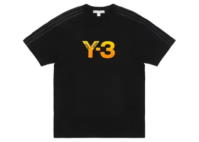 Pre-owned Palace Men's  Y3 Logo T-shirt In Black