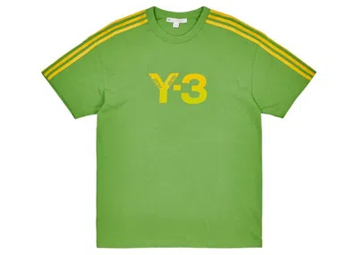 Pre-owned Palace Men's  Y3 Logo T-shirt In Green