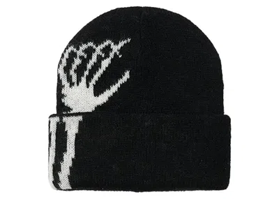 Pre-owned Palace Men's  Y3 Skull Beanie In Black/white