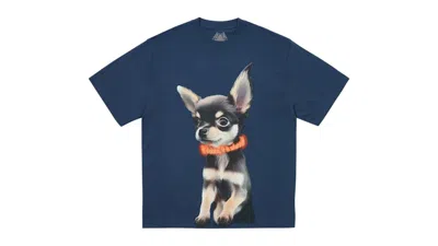Pre-owned Palace Men's  Yappy T-shirt In Navy Blue