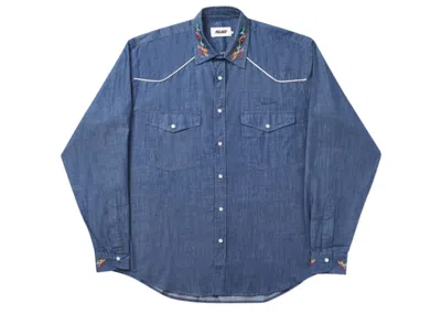 Pre-owned Palace Men's  Yeha Shirt In Indigo