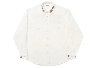 Pre-owned Palace Men's  Yeha Shirt In White