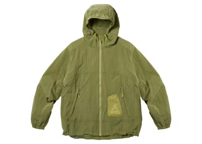 Pre-owned Palace Men's  Yripstop Shell Jacket In Lime In Green