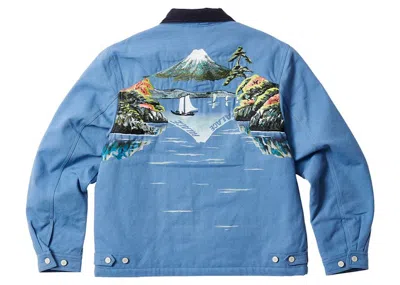 Pre-owned Palace Men's  Zen Work Jacket In Spring Blue