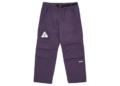 Pre-owned Palace Men's  Zip Off Bottoms In Purple