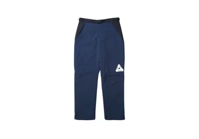Pre-owned Palace Men's  Zip Off Shell Pant In Navy Blue/black In Multi