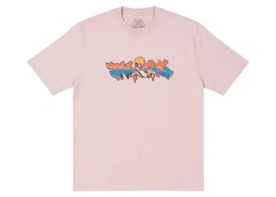 Pre-owned Palace Men's  Zomby T-shirt In Light Pink