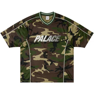 Pre-owned Palace Mesh Jersey 'woodland Camo' In Multi
