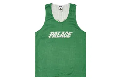 Pre-owned Palace Mesh Reverso Border Vest Green