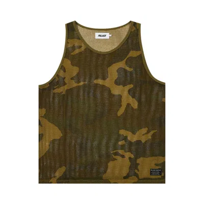 Pre-owned Palace Mesher Vest 'camo' | Brown | Men's Size M