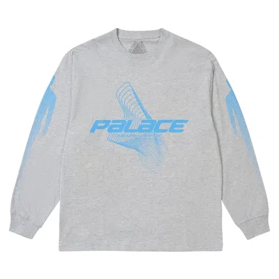 Pre-owned Palace Metamorphosis Long-sleeve 'grey Marl' | Men's Size Xl In Gray
