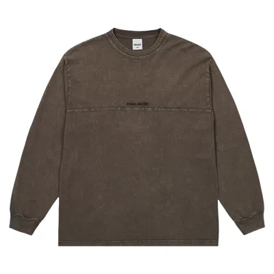 Pre-owned Palace Micro Pigment Long-sleeve 'grey' | Men's Size Xl