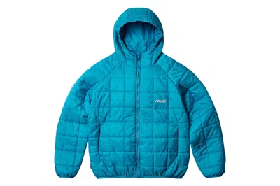 Pre-owned Palace Microlite Jacket Aquatic Blue