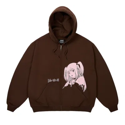 Pre-owned Palace Misa Zip Hood 'fox' | Brown | Men's Size Xl