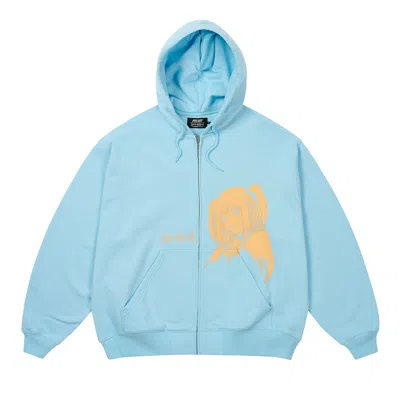 Pre-owned Palace Misa Zip Hood 'skyline Blue' | Men's Size M