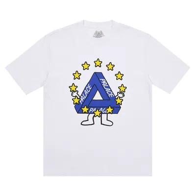 Pre-owned Palace Missing Eu T-shirt 'white'