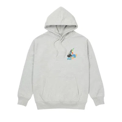 Pre-owned Palace Mix Up Hood 'grey Marl' | Men's Size L